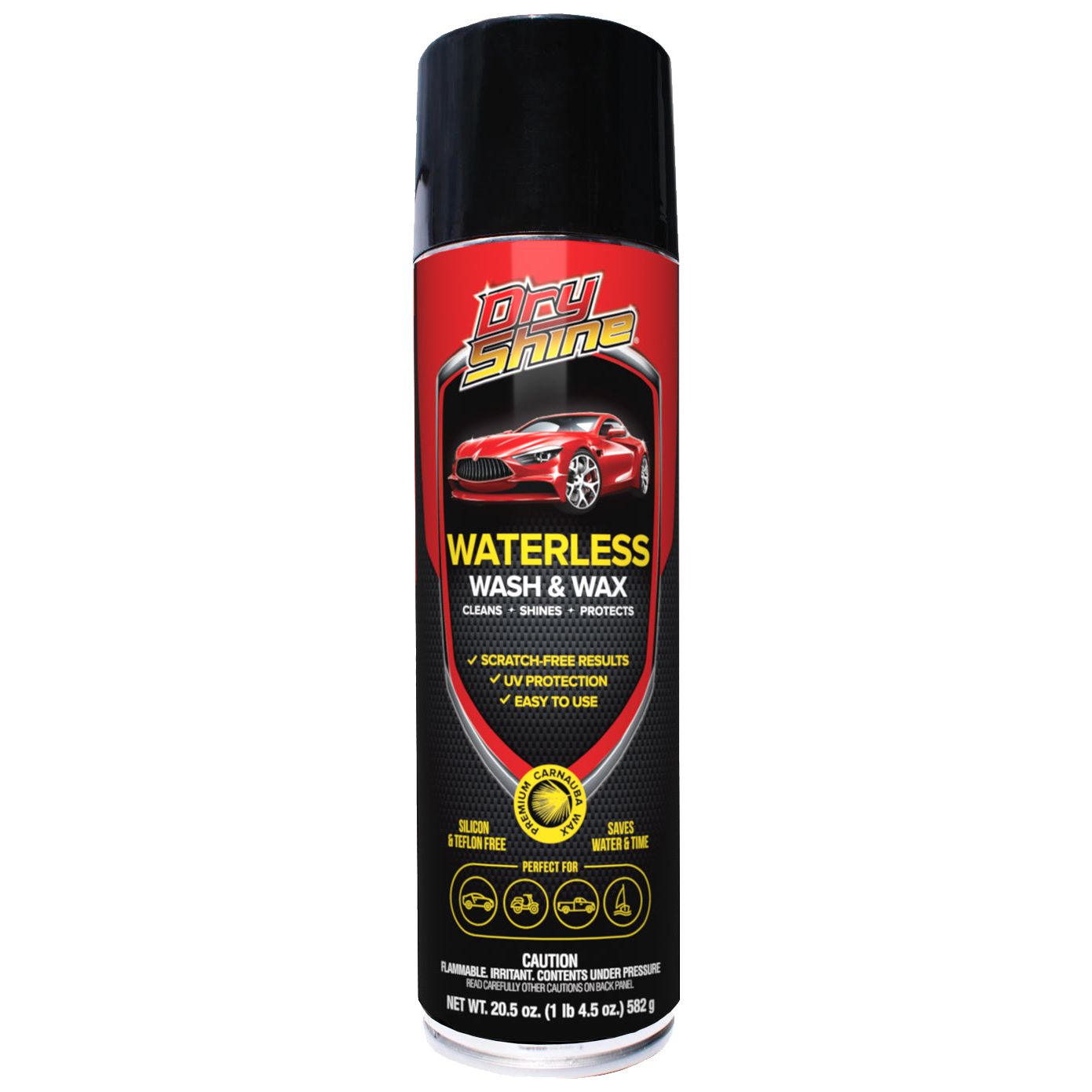 Waterless Wash & Wax Hydrophobic Spray - 1 Litre with 2 Microfibres –  Diamond Shine System