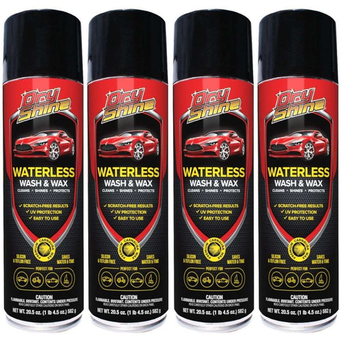 4 Pack Waterless Wash & Wax - Dry Shine USA