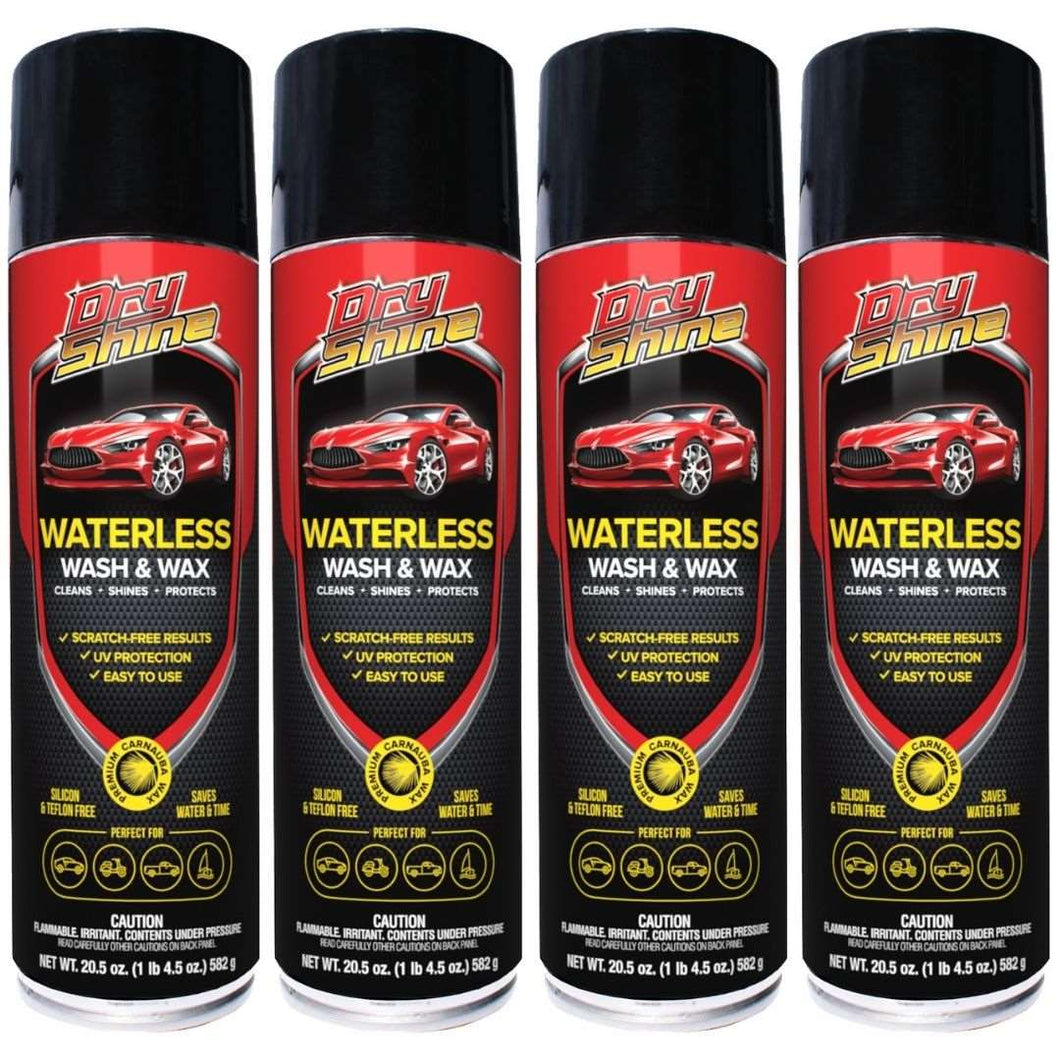 4 Pack Waterless Wash & Wax - Dry Shine USA