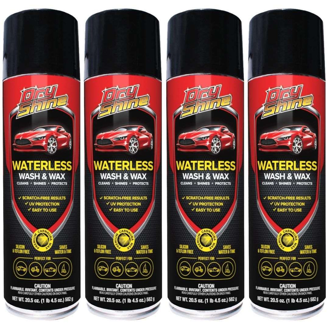 4 Pack Waterless Wash & Wax - Dry Shine USA