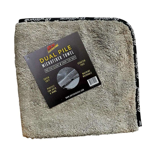 Premium Dual Pile Microfiber Towel - Dry Shine USA