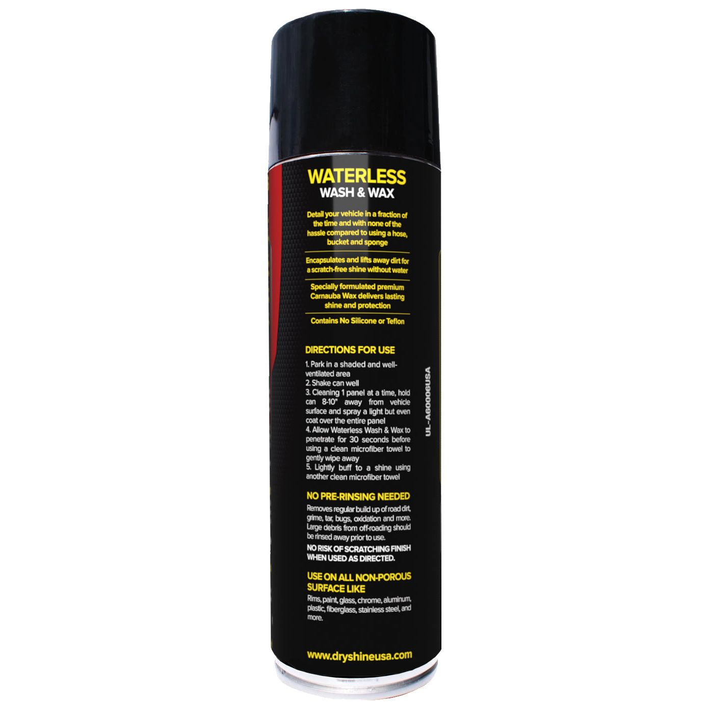 Maddox Detail Waterless Wash&Wax Cera De Carnauba, Limpiador Sin